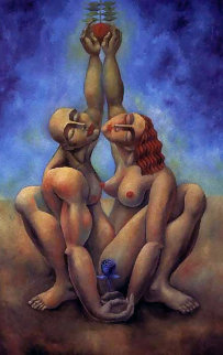 Lover's Reach Limited Edition Print - Yuroz Lover's Reach Limited Edition Print - Yuroz
