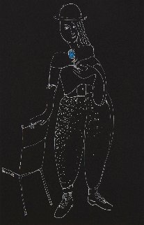 Fragrance 1989 20x16 Works on Paper (not prints) - Yuroz Fragrance 1989 20x16 Works on Paper (not prints) - Yuroz