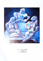 Light Blue Couch EE 1990 Limited Edition Print by  Yuroz - 2
