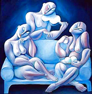 Light Blue Couch EE 1990 Limited Edition Print -  Yuroz