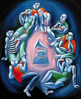 Magic of Sound 1993 Super Huge Limited Edition Print - Yuroz Magic of Sound 1993 Super Huge Limited Edition Print - Yuroz