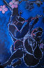 Flute Serenade 1988 60x40 Original Painting by Yuroz - 0 Flute Serenade 1988 60x40 Original Painting by Yuroz - 0