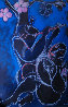 Flute Serenade 1988 68x48 - Huge Mural Size Original Painting by  Yuroz - 1