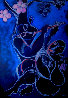 Flute Serenade 1988 68x48 - Huge Mural Size Original Painting by  Yuroz - 0