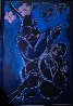 Flute Serenade 1988 60x40 Original Painting by Yuroz - 1 Flute Serenade 1988 60x40 Original Painting by Yuroz - 1