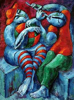 Concert on the Beach 1988 30x40 Super Huge Limited Edition Print - Yuroz Concert on the Beach 1988 30x40 Super Huge Limited Edition Print - Yuroz