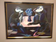 Table of Negotiations AP 1989 Super Huge Limited Edition Print by Yuroz - 1 Table of Negotiations AP 1989 Super Huge Limited Edition Print by Yuroz - 1