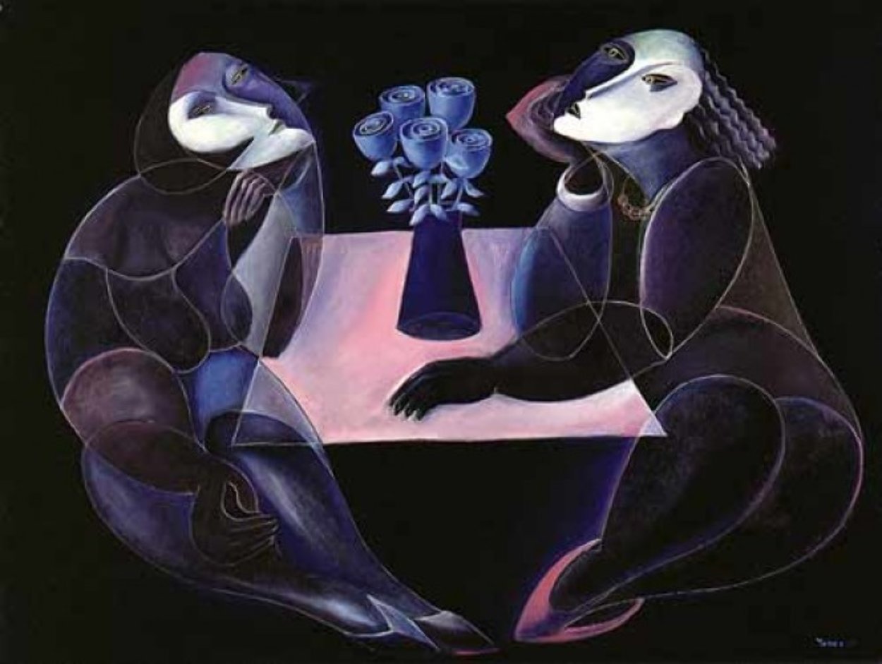Table of Negotiations AP 1989 Super Huge Limited Edition Print by Yuroz Table of Negotiations AP 1989 Super Huge Limited Edition Print by Yuroz