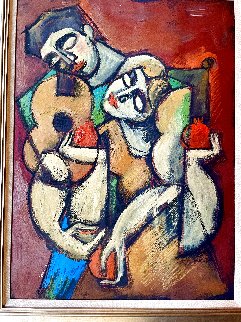 I Love Your Music 1996 34x27 Original Painting - Yuroz I Love Your Music 1996 34x27 Original Painting - Yuroz