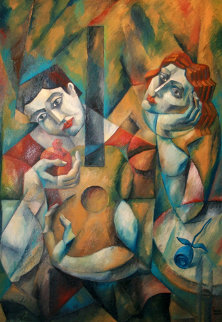 Serenade in Silence 2003 45x55 Huge Original Painting - Yuroz Serenade in Silence 2003 45x55 Huge Original Painting - Yuroz