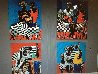Romance Suite of 4 Framed Serigraphs 1990 Limited Edition Print by  Yuroz - 1