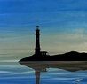 Evening Drift - 3 Panel  Triptych 2022 16x48 - Huge Painting Original Painting by Nicholas Yust - 5