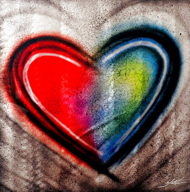 Heart 2022 18x18 Original Painting by Nicholas Yust