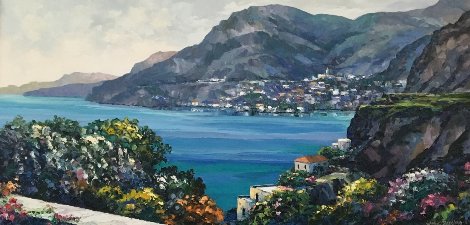 Passage to Amalfi 32x55 - Huge - Italy Original Painting - John Zaccheo