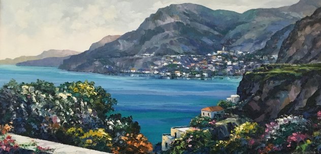 Passage to Amalfi 32x55 - Huge - Italy Original Painting by John Zaccheo