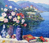 Mediterranean Scene Embellished Limited Edition Print by John Zaccheo - 0