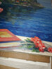 Mediterranean Scene Embellished Giclee on Canvas Limited Edition Print by John Zaccheo - 5