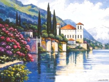 Gravedona-lago Dicomo Ste 1996 Limited Edition Print - John Zaccheo Gravedona-lago Dicomo Ste 1996 Limited Edition Print - John Zaccheo