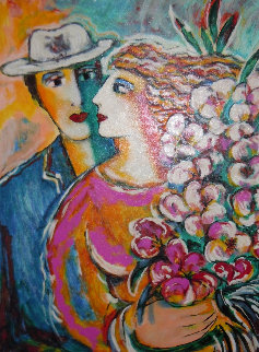 Spring Bouquet 1998 Embellished Limited Edition Print - Zamy Steynovitz Spring Bouquet 1998 Embellished Limited Edition Print - Zamy Steynovitz