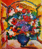 Flowers HS Original Painting by Zamy Steynovitz - 0