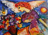 Angel 11x14 HS Original Painting by Zamy Steynovitz - 2