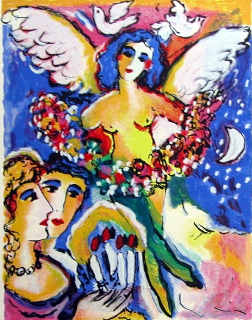 Angel of Love AP 1990 HS Limited Edition Print by Zamy Steynovitz Angel of Love AP 1990 HS Limited Edition Print by Zamy Steynovitz