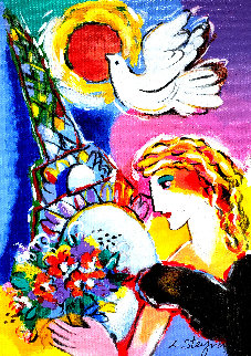 Beauty And Dove AP 2001 Limited Edition Print - Zamy Steynovitz Beauty And Dove AP 2001 Limited Edition Print - Zamy Steynovitz