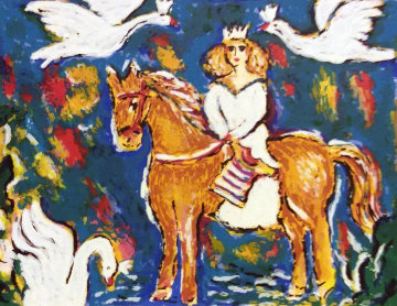 Swan Queen 1980 Limited Edition Print - Zamy Steynovitz Swan Queen 1980 Limited Edition Print - Zamy Steynovitz