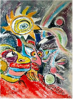 Untitled Watercolor 1974 38x31 Watercolor - Zamy Steynovitz Untitled Watercolor 1974 38x31 Watercolor - Zamy Steynovitz