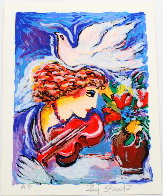 Dove of Peace & Harmony AP HS Limited Edition Print by Zamy Steynovitz - 1