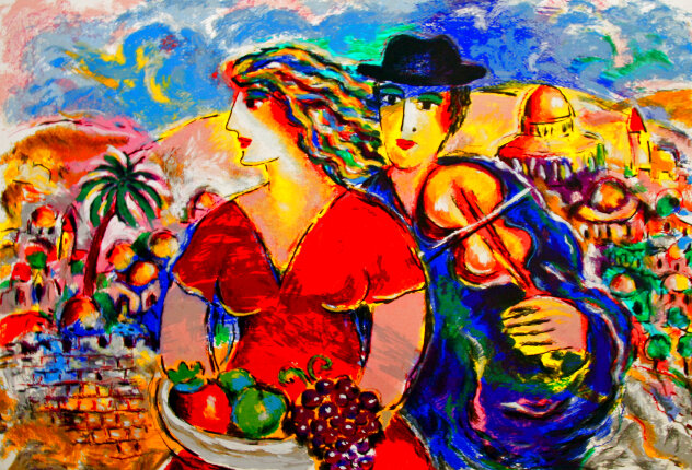 Wedding in Jerusalem AP - HS - Israel Limited Edition Print by Zamy Steynovitz