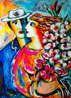 Spring Bouquet AP Embellished HS Limited Edition Print - Zamy Steynovitz Spring Bouquet AP Embellished HS Limited Edition Print - Zamy Steynovitz