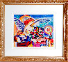 Angel with Flowers and Lovers HS Limited Edition Print by Zamy Steynovitz - 1