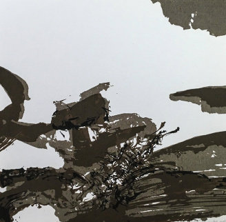 Untitled Screenprint 1973 Limited Edition Print - Zao Wou-Ki Untitled Screenprint 1973 Limited Edition Print - Zao Wou-Ki