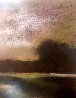 Untitled Landscape 1990 17x17 Original Painting by Helen Zarin - 0