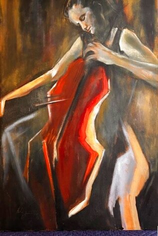 Marquis 44x30 Oil on Canvas - Huge Original Painting - Helen Zarin