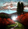 Untitled Landscape 1990 29x23 Original Painting by Helen Zarin - 0