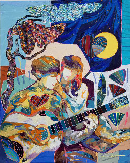 Llave De Mi Corazon 2019 31x25 Original Painting - Tadeo Zavaleta Llave De Mi Corazon 2019 31x25 Original Painting - Tadeo Zavaleta