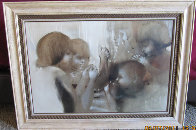 Clover Ring 1967 33x45 Original Painting by Zora Duvall - 1 Clover Ring 1967 33x45 Original Painting by Zora Duvall - 1
