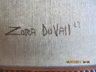 Clover Ring 1967 33x45 Original Painting by Zora Duvall - 3 Clover Ring 1967 33x45 Original Painting by Zora Duvall - 3