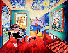 Rock the World 40x31 - Homage to Van Gogh Original Painting by Leonardo G. Zhang - 0 Rock the World 40x31 - Homage to Van Gogh Original Painting by Leonardo G. Zhang - 0