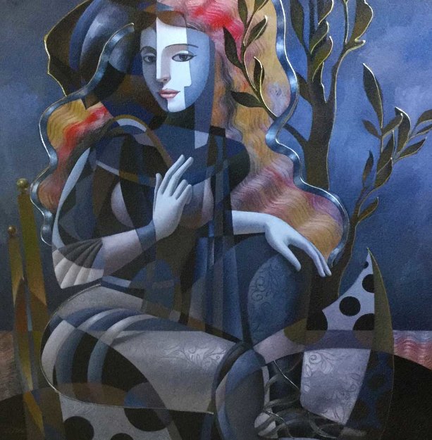 Waiting For Winter 2002 Embellished Limited Edition Print - Oleg Zhivetin