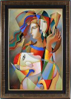 Silent Talk 2016 32x44 Original Painting by Oleg Zhivetin - 1 Silent Talk 2016 32x44 Original Painting by Oleg Zhivetin - 1