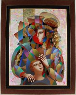 Happy Family 2016 39x49 Super Huge Original Painting by Oleg Zhivetin - 1 Happy Family 2016 39x49 Super Huge Original Painting by Oleg Zhivetin - 1