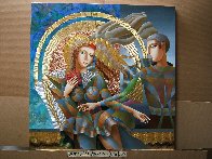 Dance 2018 48x48 Original Painting by Oleg Zhivetin - 1 Dance 2018 48x48 Original Painting by Oleg Zhivetin - 1