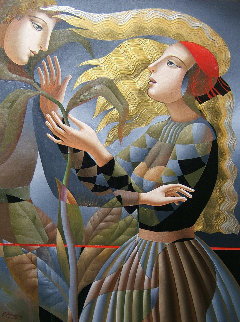 Date 2018 44x32 Super Huge Original Painting - Oleg Zhivetin Date 2018 44x32 Super Huge Original Painting - Oleg Zhivetin