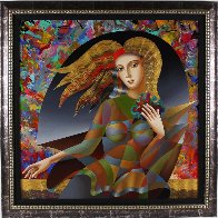 Flower Child 43x43 Super Huge Original Painting by Oleg Zhivetin - 1 Flower Child 43x43 Super Huge Original Painting by Oleg Zhivetin - 1