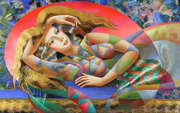 Pleasant Thoughts 54x36 Super Huge Original Painting - Oleg Zhivetin Pleasant Thoughts 54x36 Super Huge Original Painting - Oleg Zhivetin