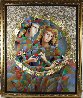 Two Flowers 52x62 Original Painting by Oleg Zhivetin - 1 Two Flowers 52x62 Original Painting by Oleg Zhivetin - 1