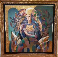 Delicate Flower 52x52 Super Huge Original Painting by Oleg Zhivetin - 1 Delicate Flower 52x52 Super Huge Original Painting by Oleg Zhivetin - 1